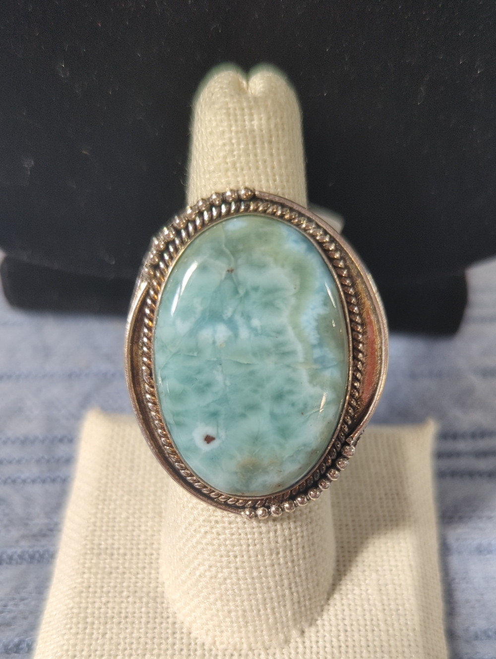 Larimar Ring Size 8 - Dominican Republic